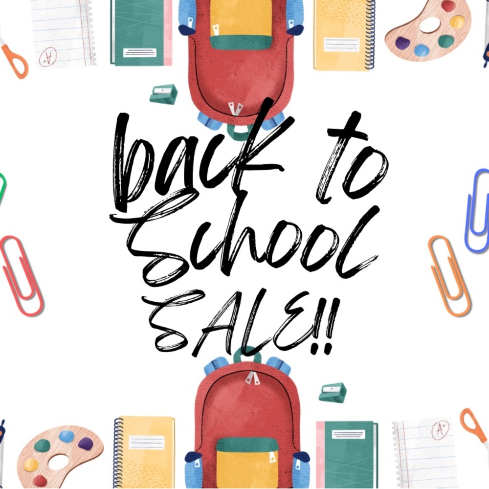 Back to School Sale!!